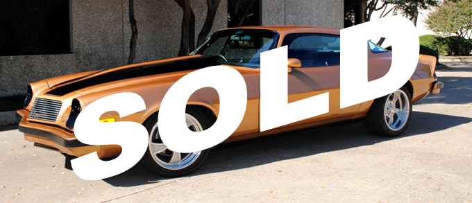 77 Gold Camaro